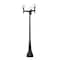 Z-Lite Laurent 3 Light Outdoor Post Mount Fixture, 30in. W x 100in. H, Black 599MP3-564P-BK - alternate 3